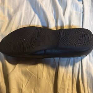 Black Textured Rubber Sole Loafers